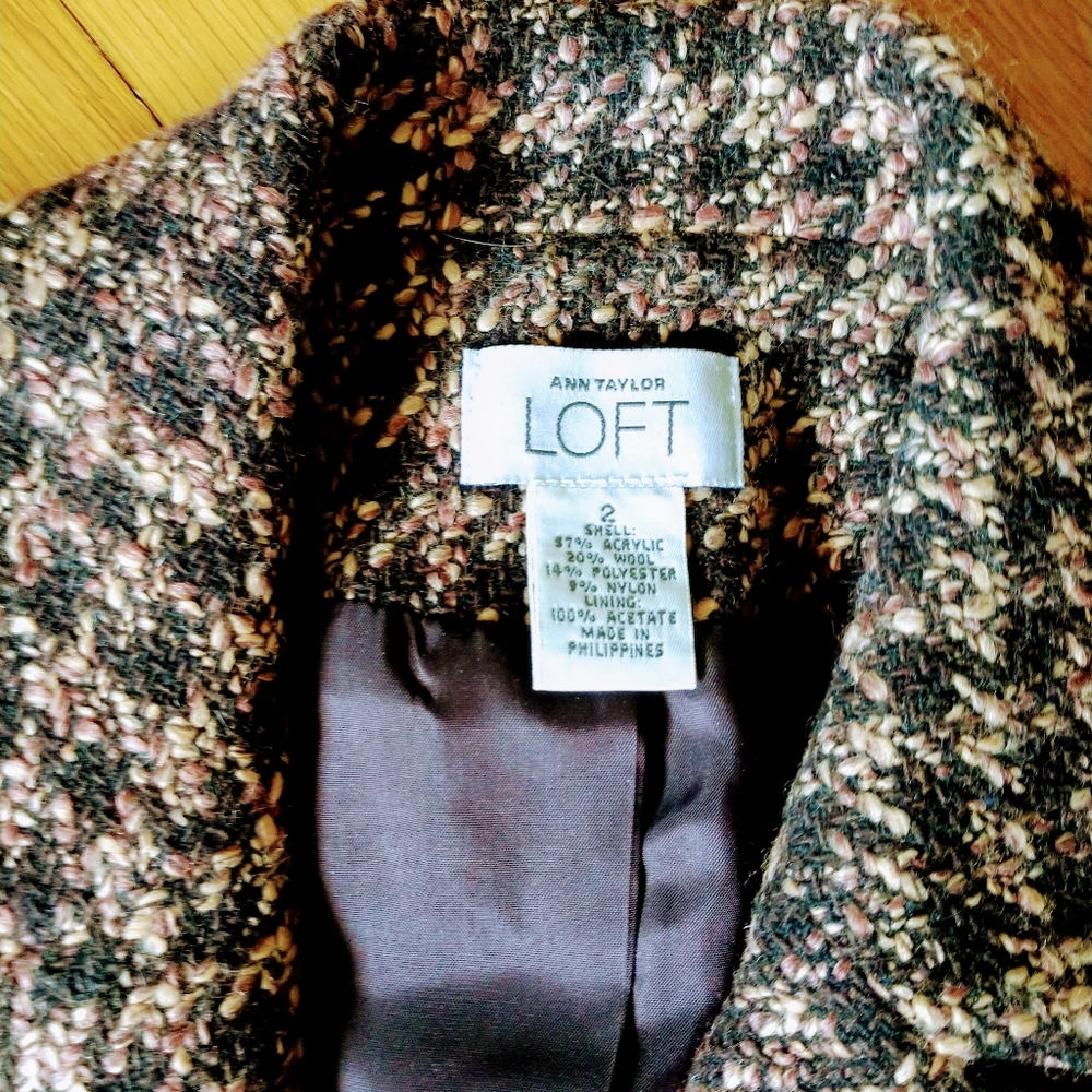 Loft Womens tweed suit